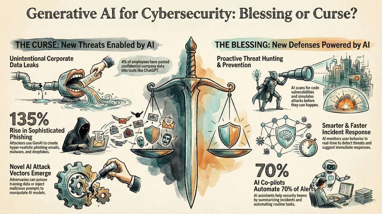 Generative AI: A Blessing or a Curse for Cybersecurity?