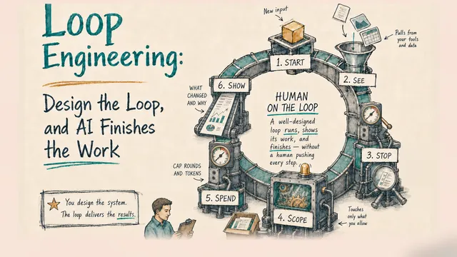 Loop Engineering: Design the Loop, and AI Keeps the Work Moving